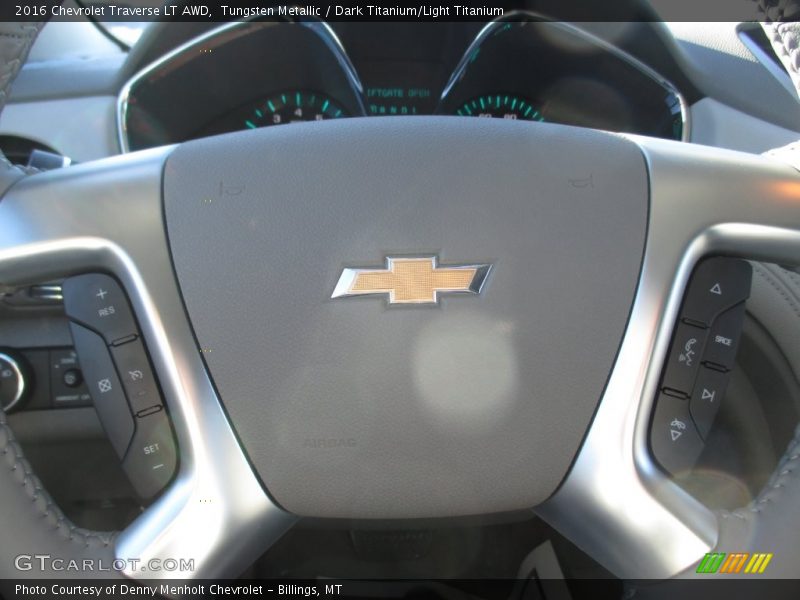 Tungsten Metallic / Dark Titanium/Light Titanium 2016 Chevrolet Traverse LT AWD
