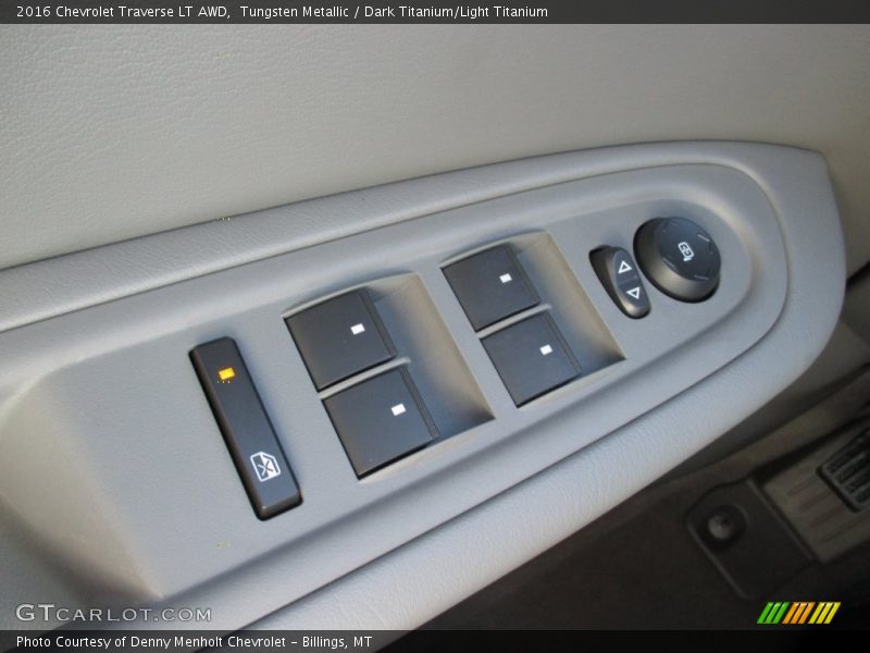 Tungsten Metallic / Dark Titanium/Light Titanium 2016 Chevrolet Traverse LT AWD
