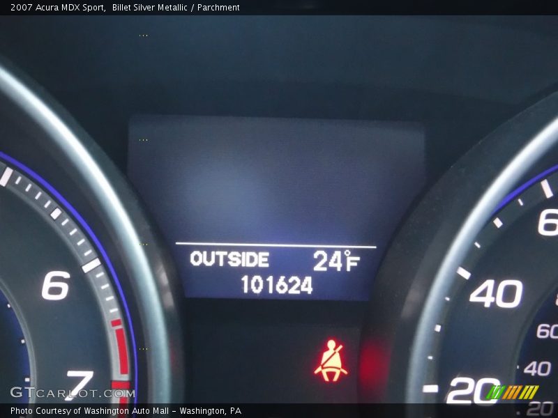 Billet Silver Metallic / Parchment 2007 Acura MDX Sport