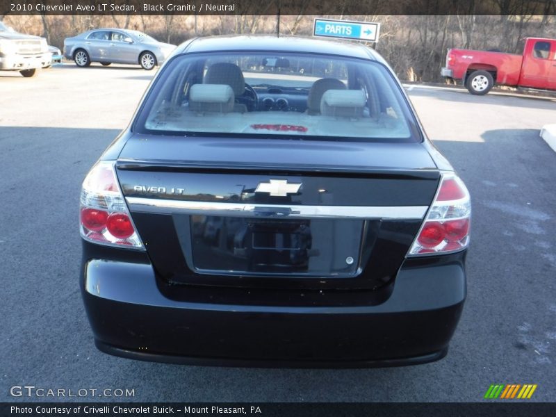 Black Granite / Neutral 2010 Chevrolet Aveo LT Sedan