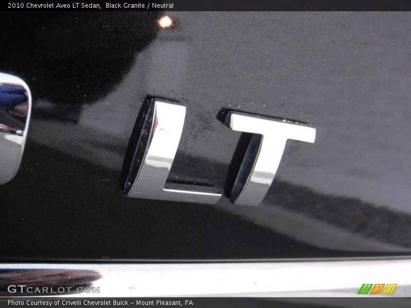 Black Granite / Neutral 2010 Chevrolet Aveo LT Sedan