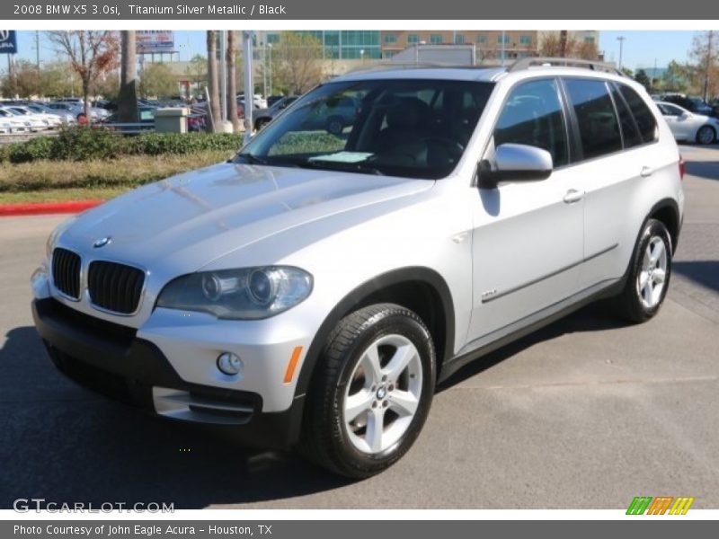 Titanium Silver Metallic / Black 2008 BMW X5 3.0si