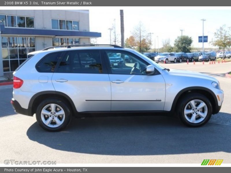 Titanium Silver Metallic / Black 2008 BMW X5 3.0si