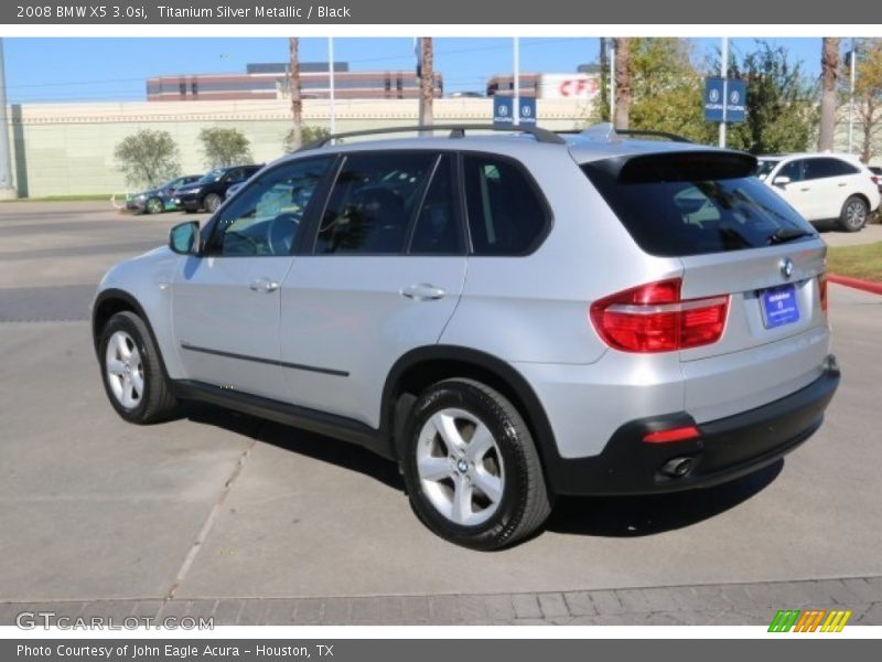 Titanium Silver Metallic / Black 2008 BMW X5 3.0si