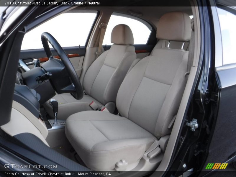 Black Granite / Neutral 2010 Chevrolet Aveo LT Sedan