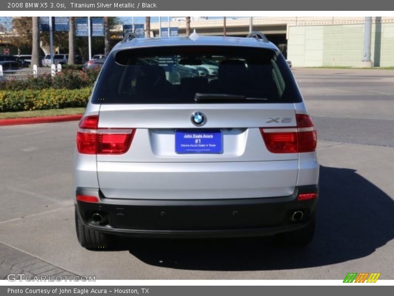 Titanium Silver Metallic / Black 2008 BMW X5 3.0si