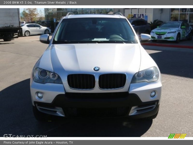 Titanium Silver Metallic / Black 2008 BMW X5 3.0si