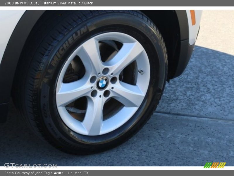 Titanium Silver Metallic / Black 2008 BMW X5 3.0si