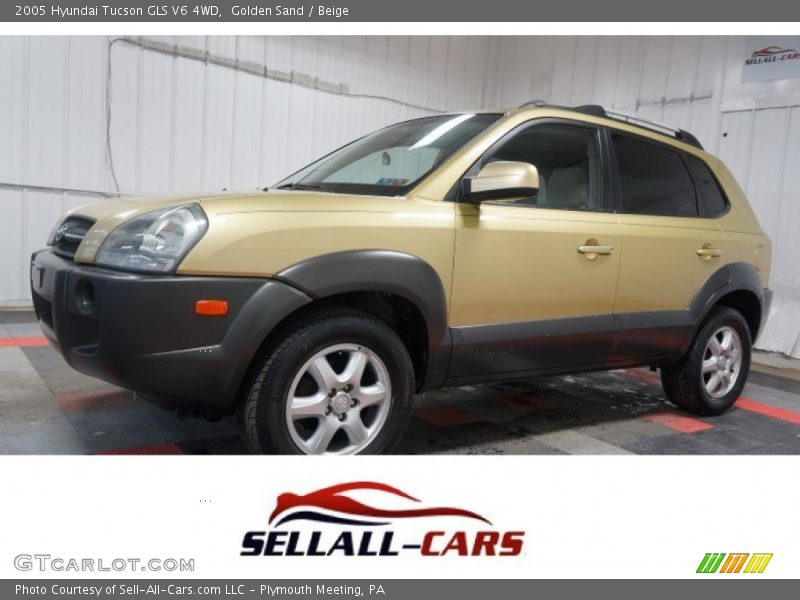 Golden Sand / Beige 2005 Hyundai Tucson GLS V6 4WD