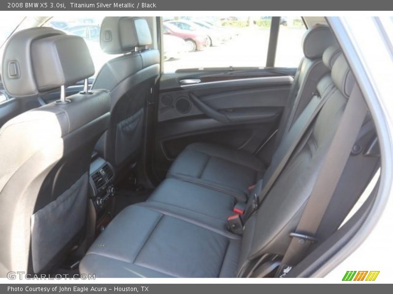 Titanium Silver Metallic / Black 2008 BMW X5 3.0si
