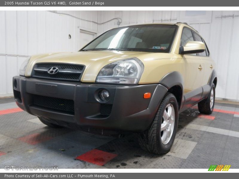 Golden Sand / Beige 2005 Hyundai Tucson GLS V6 4WD