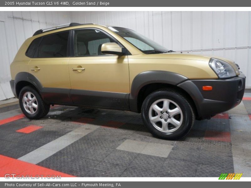 Golden Sand / Beige 2005 Hyundai Tucson GLS V6 4WD