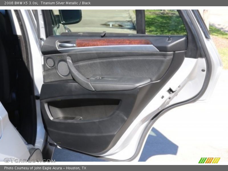 Titanium Silver Metallic / Black 2008 BMW X5 3.0si