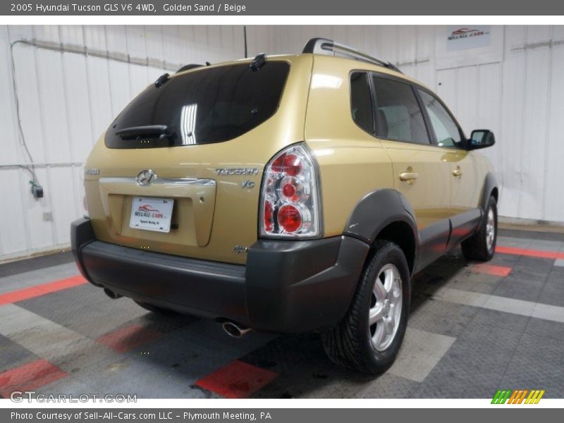 Golden Sand / Beige 2005 Hyundai Tucson GLS V6 4WD