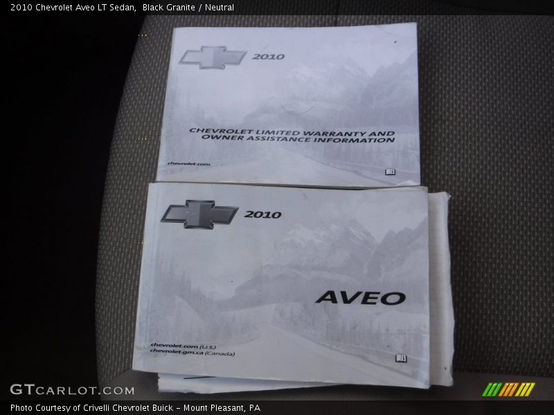 Black Granite / Neutral 2010 Chevrolet Aveo LT Sedan