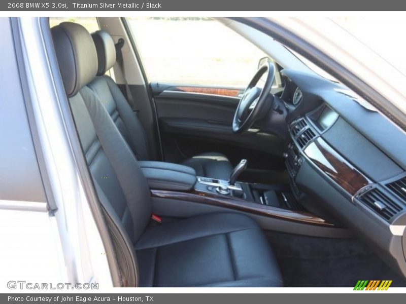 Titanium Silver Metallic / Black 2008 BMW X5 3.0si
