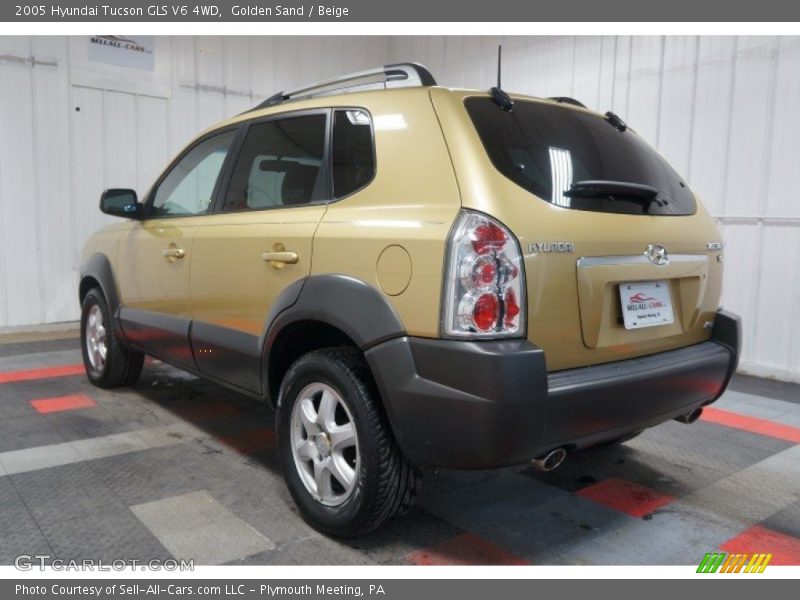 Golden Sand / Beige 2005 Hyundai Tucson GLS V6 4WD