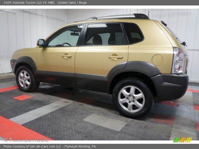 Golden Sand / Beige 2005 Hyundai Tucson GLS V6 4WD