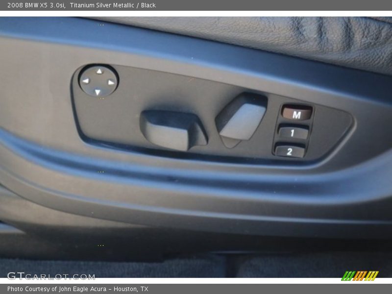 Titanium Silver Metallic / Black 2008 BMW X5 3.0si
