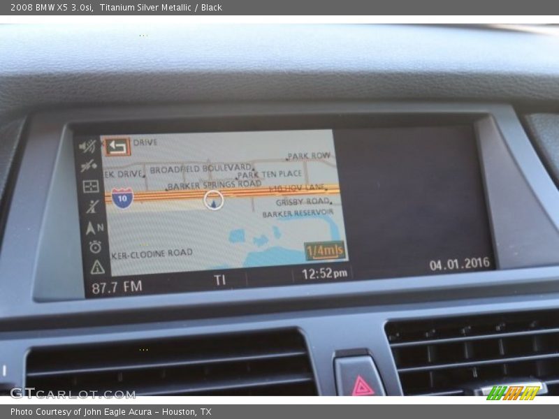 Titanium Silver Metallic / Black 2008 BMW X5 3.0si