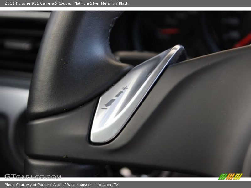 Platinum Silver Metallic / Black 2012 Porsche 911 Carrera S Coupe