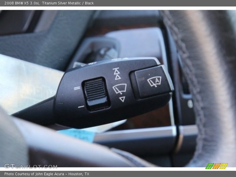 Titanium Silver Metallic / Black 2008 BMW X5 3.0si