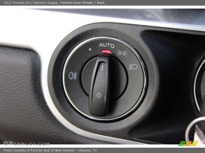 Platinum Silver Metallic / Black 2012 Porsche 911 Carrera S Coupe