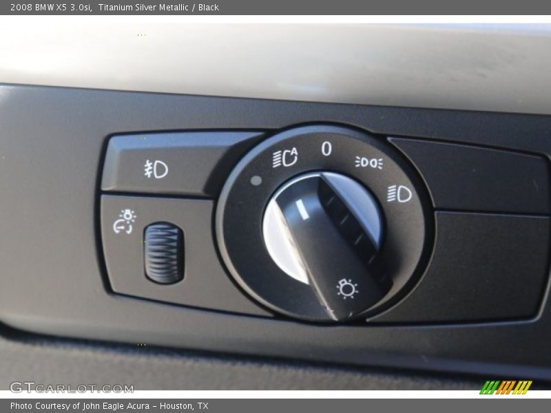 Titanium Silver Metallic / Black 2008 BMW X5 3.0si