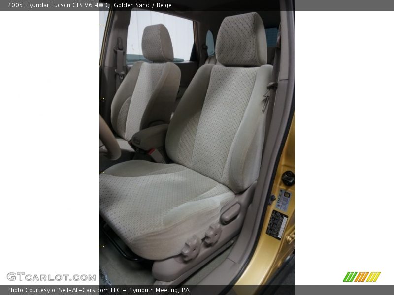 Golden Sand / Beige 2005 Hyundai Tucson GLS V6 4WD