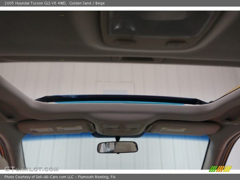 Golden Sand / Beige 2005 Hyundai Tucson GLS V6 4WD