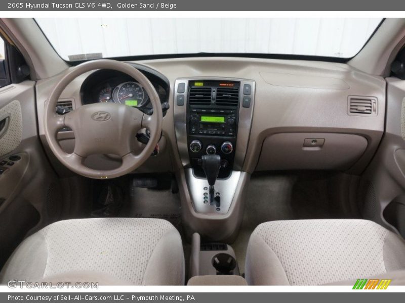 Golden Sand / Beige 2005 Hyundai Tucson GLS V6 4WD