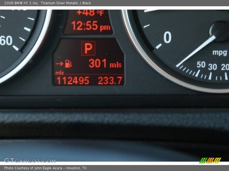 Titanium Silver Metallic / Black 2008 BMW X5 3.0si