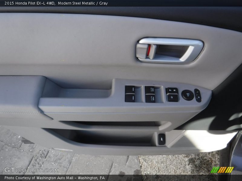 Modern Steel Metallic / Gray 2015 Honda Pilot EX-L 4WD