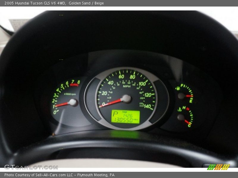 Golden Sand / Beige 2005 Hyundai Tucson GLS V6 4WD