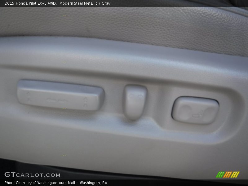 Modern Steel Metallic / Gray 2015 Honda Pilot EX-L 4WD