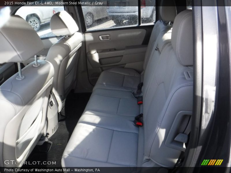 Modern Steel Metallic / Gray 2015 Honda Pilot EX-L 4WD