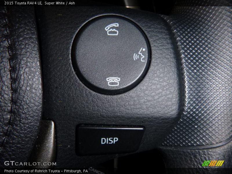 Super White / Ash 2015 Toyota RAV4 LE