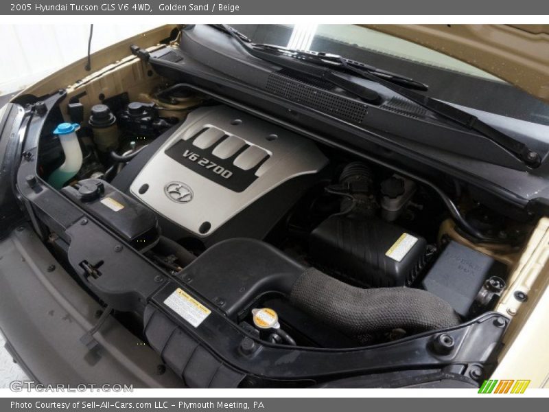 Golden Sand / Beige 2005 Hyundai Tucson GLS V6 4WD