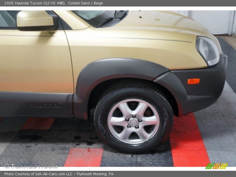 Golden Sand / Beige 2005 Hyundai Tucson GLS V6 4WD