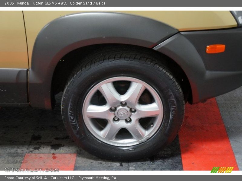 Golden Sand / Beige 2005 Hyundai Tucson GLS V6 4WD