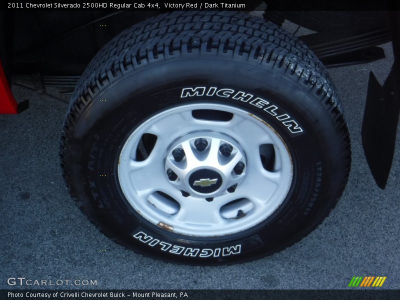 Victory Red / Dark Titanium 2011 Chevrolet Silverado 2500HD Regular Cab 4x4