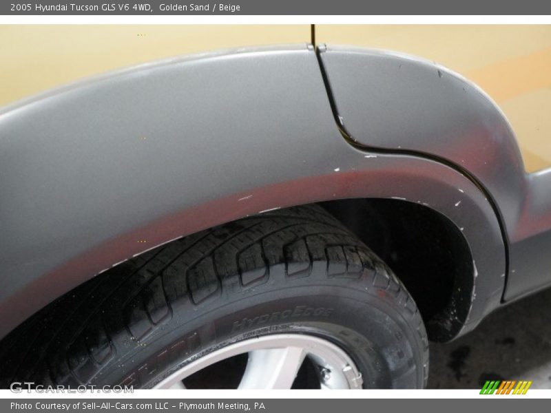 Golden Sand / Beige 2005 Hyundai Tucson GLS V6 4WD