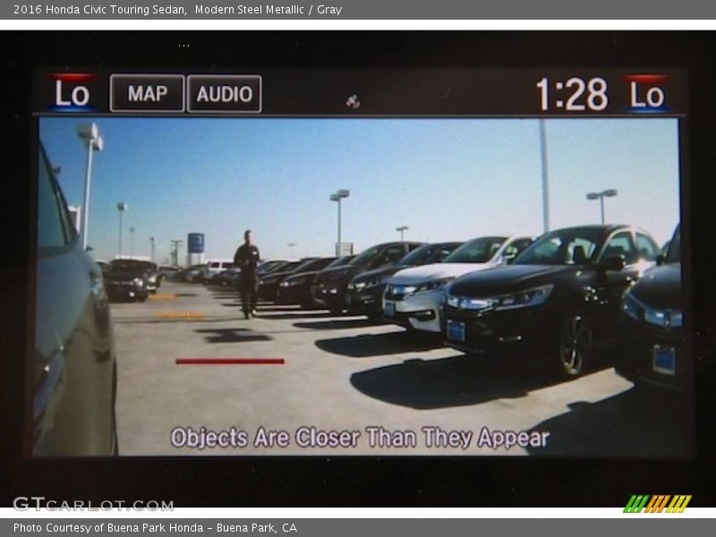 Modern Steel Metallic / Gray 2016 Honda Civic Touring Sedan