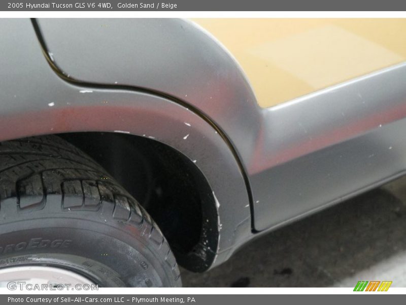 Golden Sand / Beige 2005 Hyundai Tucson GLS V6 4WD