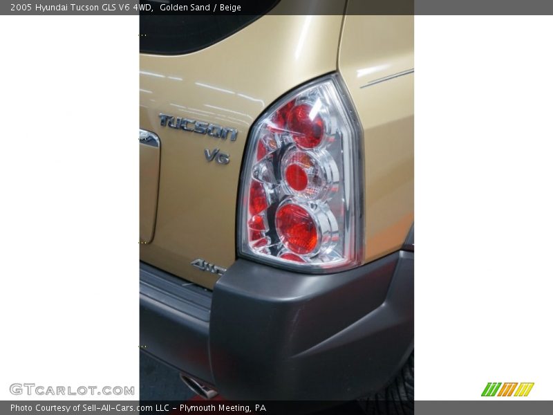 Golden Sand / Beige 2005 Hyundai Tucson GLS V6 4WD