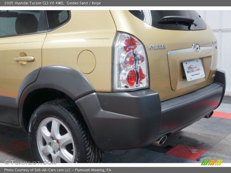 Golden Sand / Beige 2005 Hyundai Tucson GLS V6 4WD