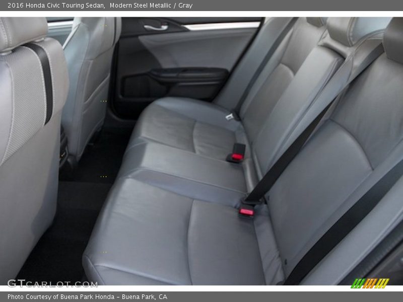 Rear Seat of 2016 Civic Touring Sedan