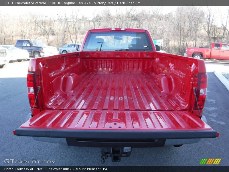 Victory Red / Dark Titanium 2011 Chevrolet Silverado 2500HD Regular Cab 4x4