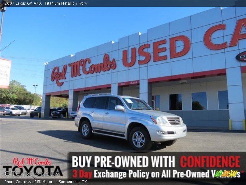 Titanium Metallic / Ivory 2007 Lexus GX 470