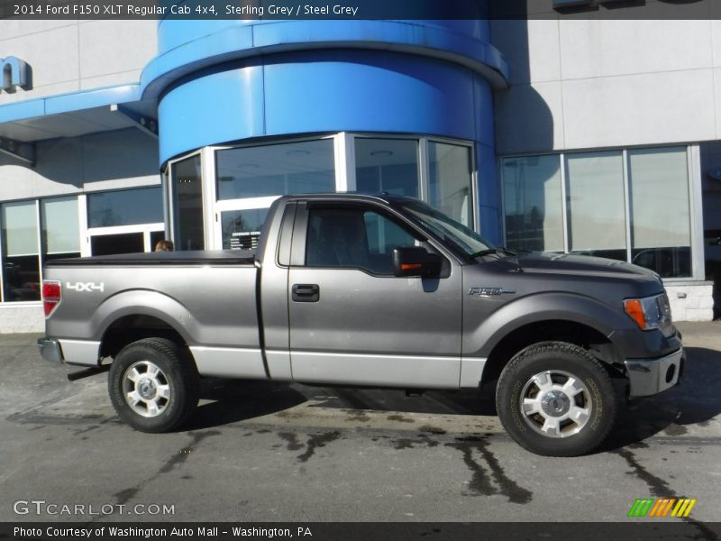 Sterling Grey / Steel Grey 2014 Ford F150 XLT Regular Cab 4x4